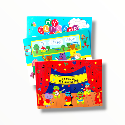 I Love Stickers - Blank Sticker Album for Collecting