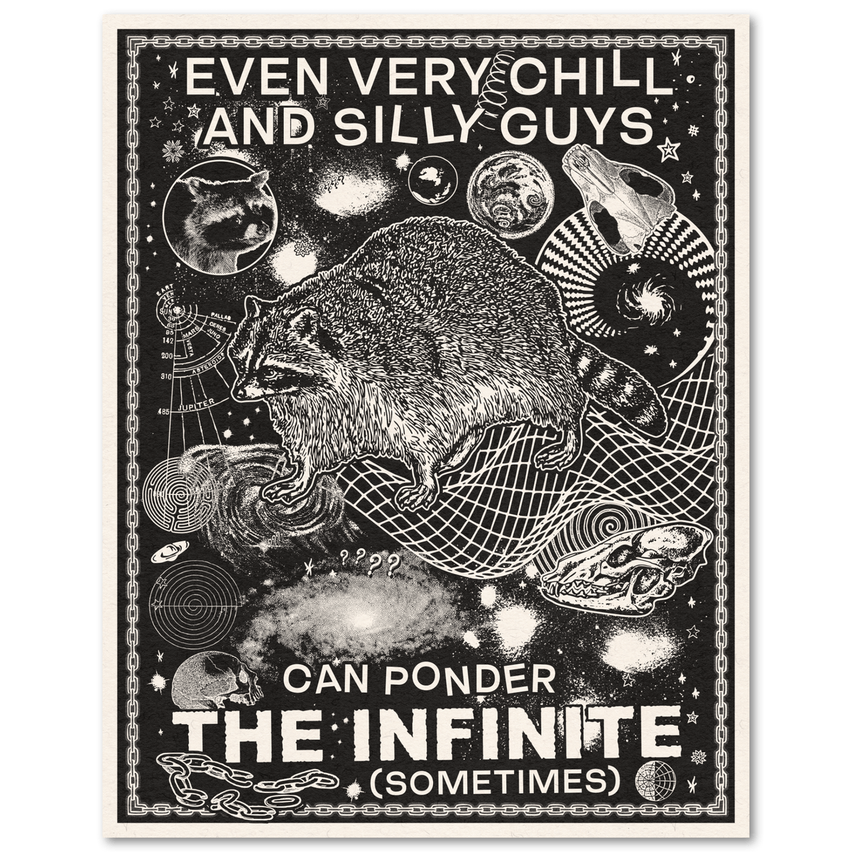 "Ponder the Infinite" 8"x10" Poster
