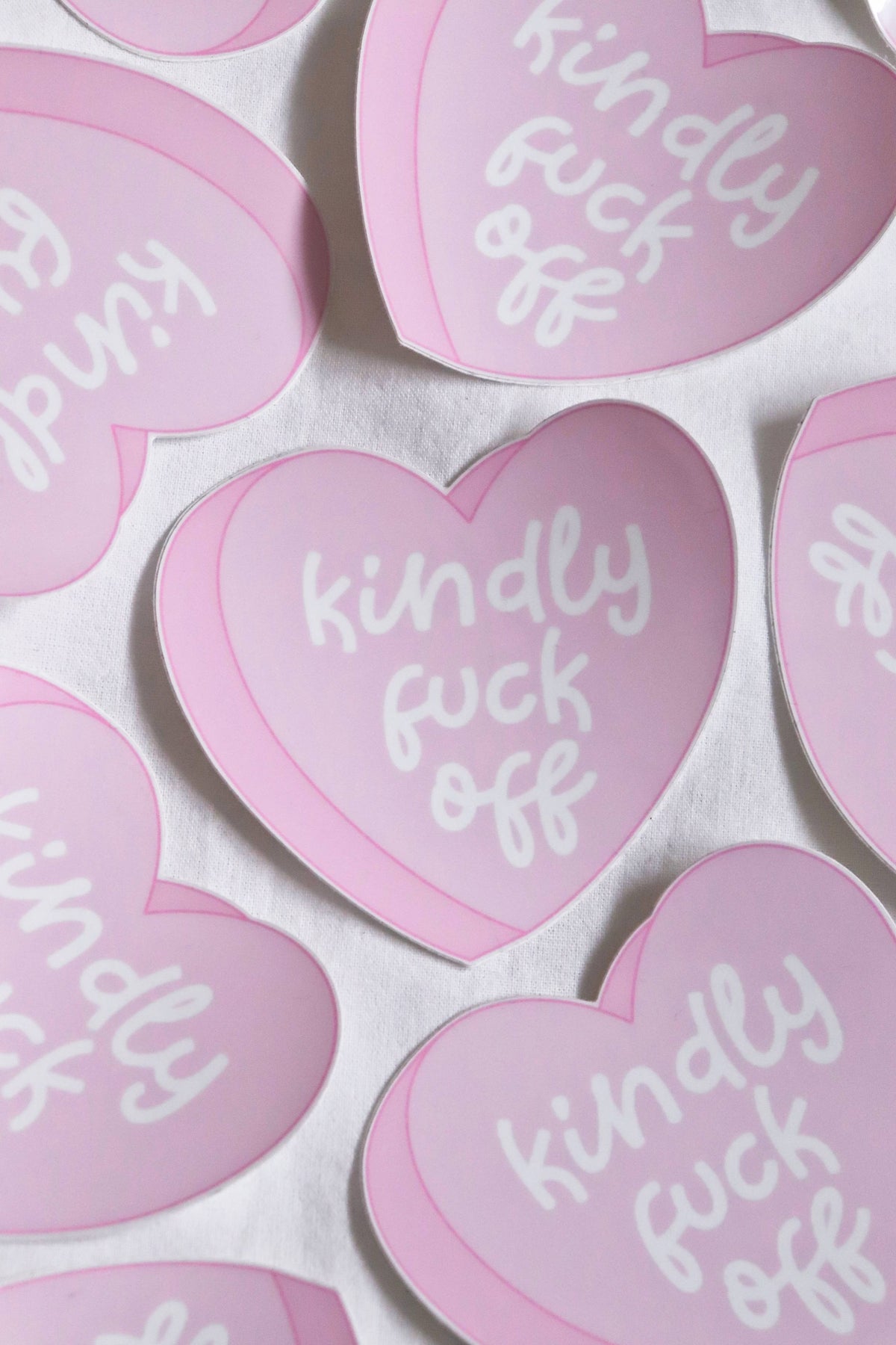 Kindly Fuck Off | Glossy Waterproof Vinyl Sticker