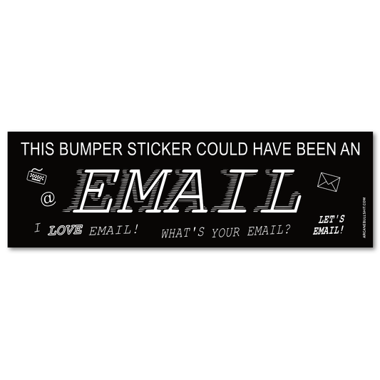 "Email" Bumper Sticker