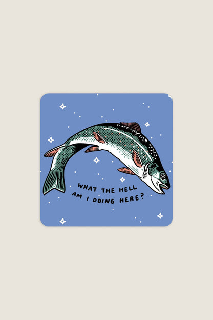 What The Hell Sticker | Waterproof Vinyl Sticker