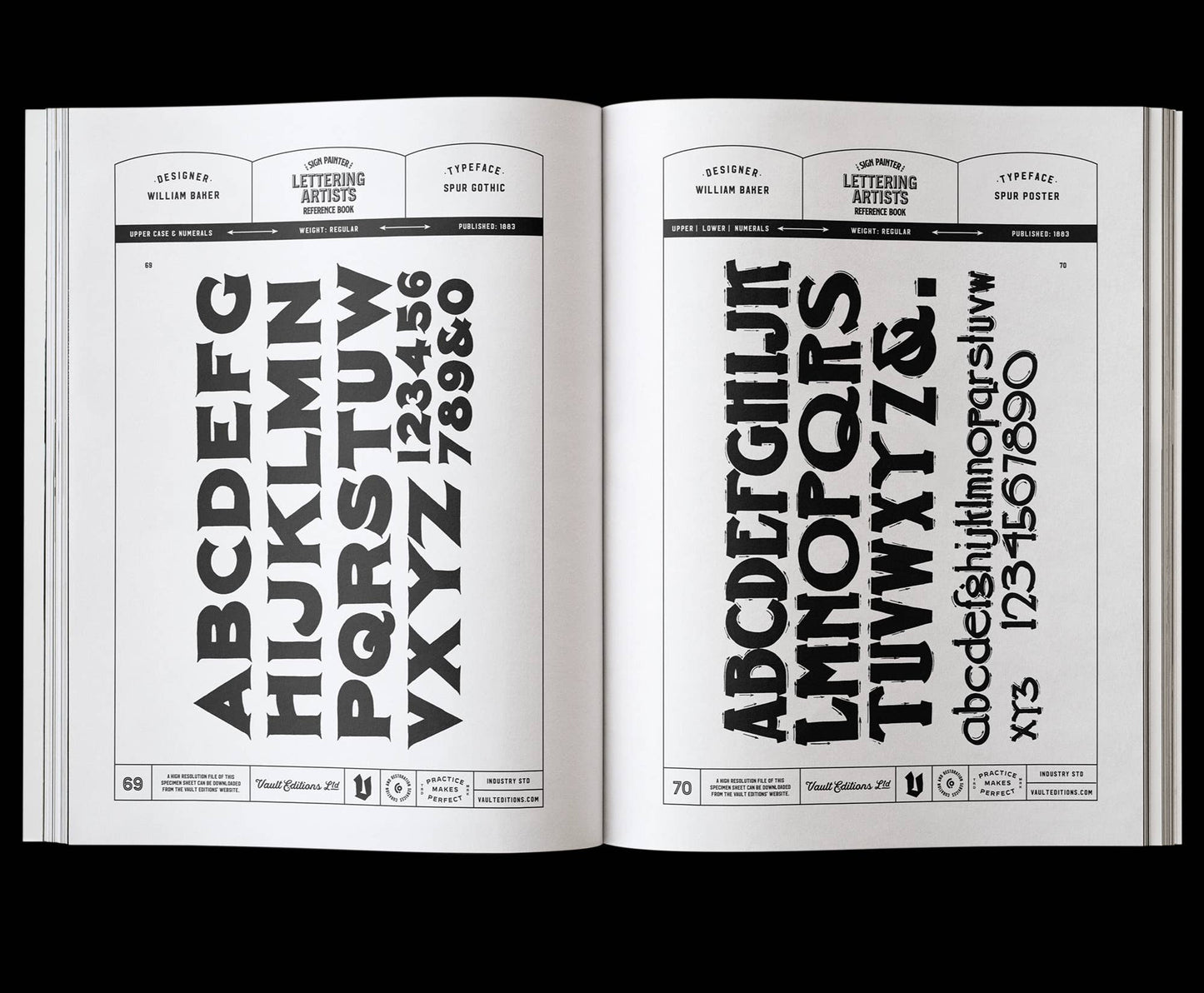 Vault Editions: Sign Painter & Lettering Artist Reference Book