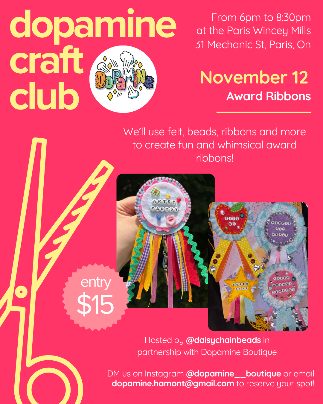 November 12th - Award Ribbons