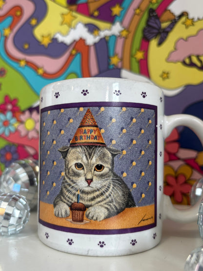 Birthday Cat Mug