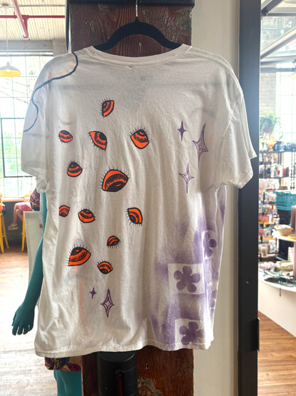 Blooming Artistry Hand Painted Tee