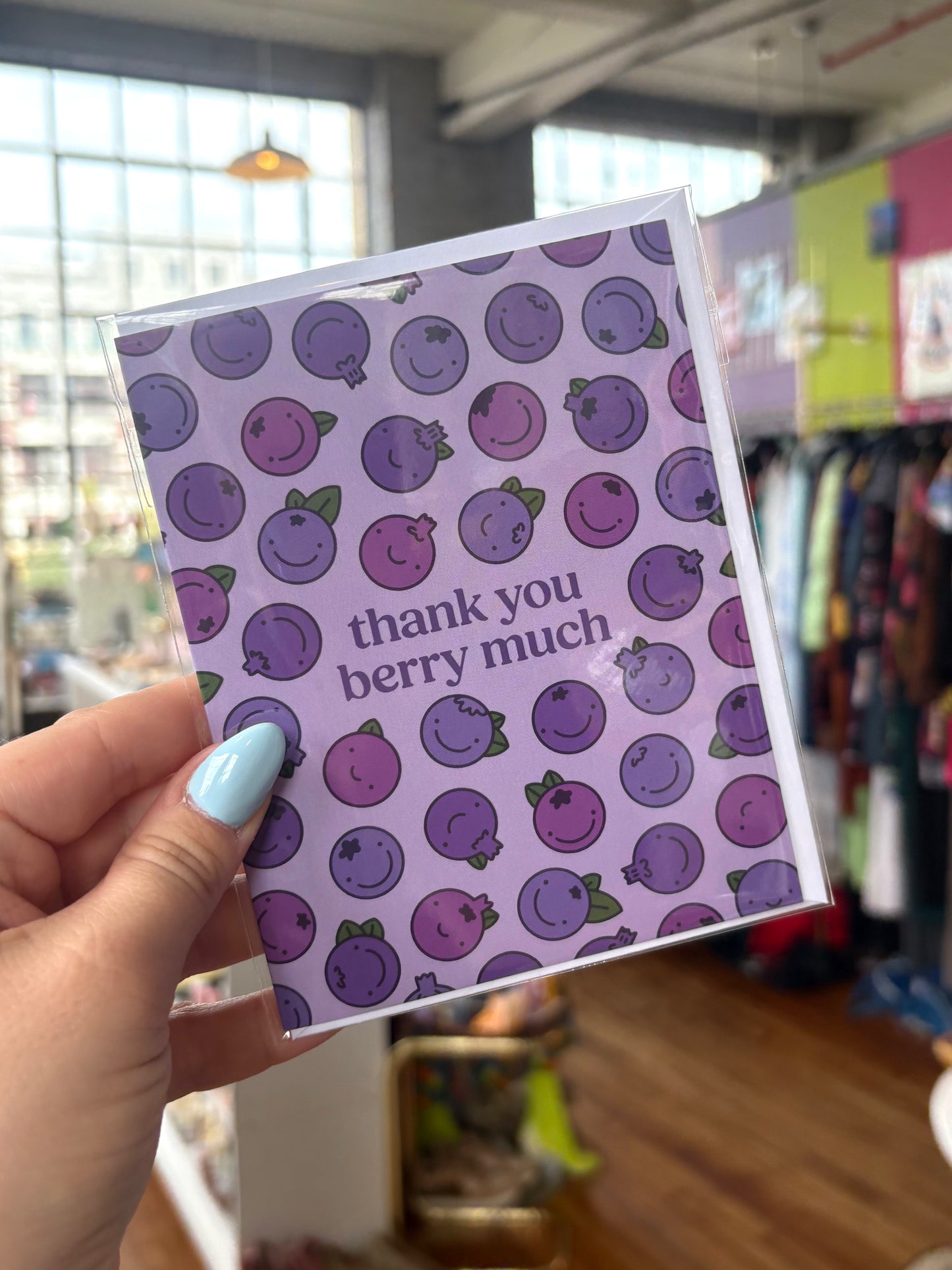 Greeting Card - Thank You Berry Much