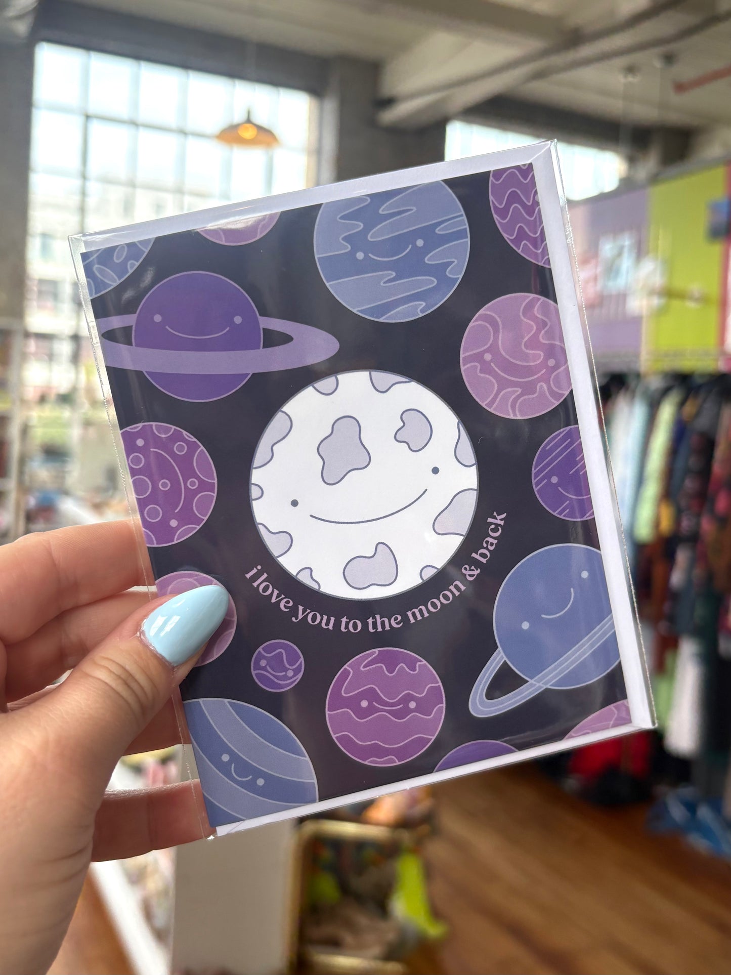 Greeting Card - Love You To The Moon And Back