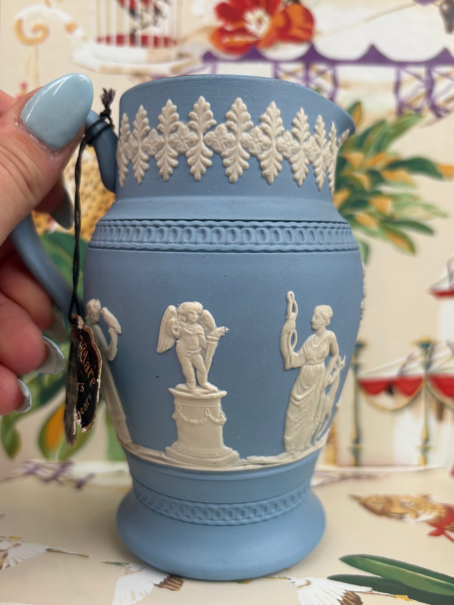 Jasperware Vintage Pitcher