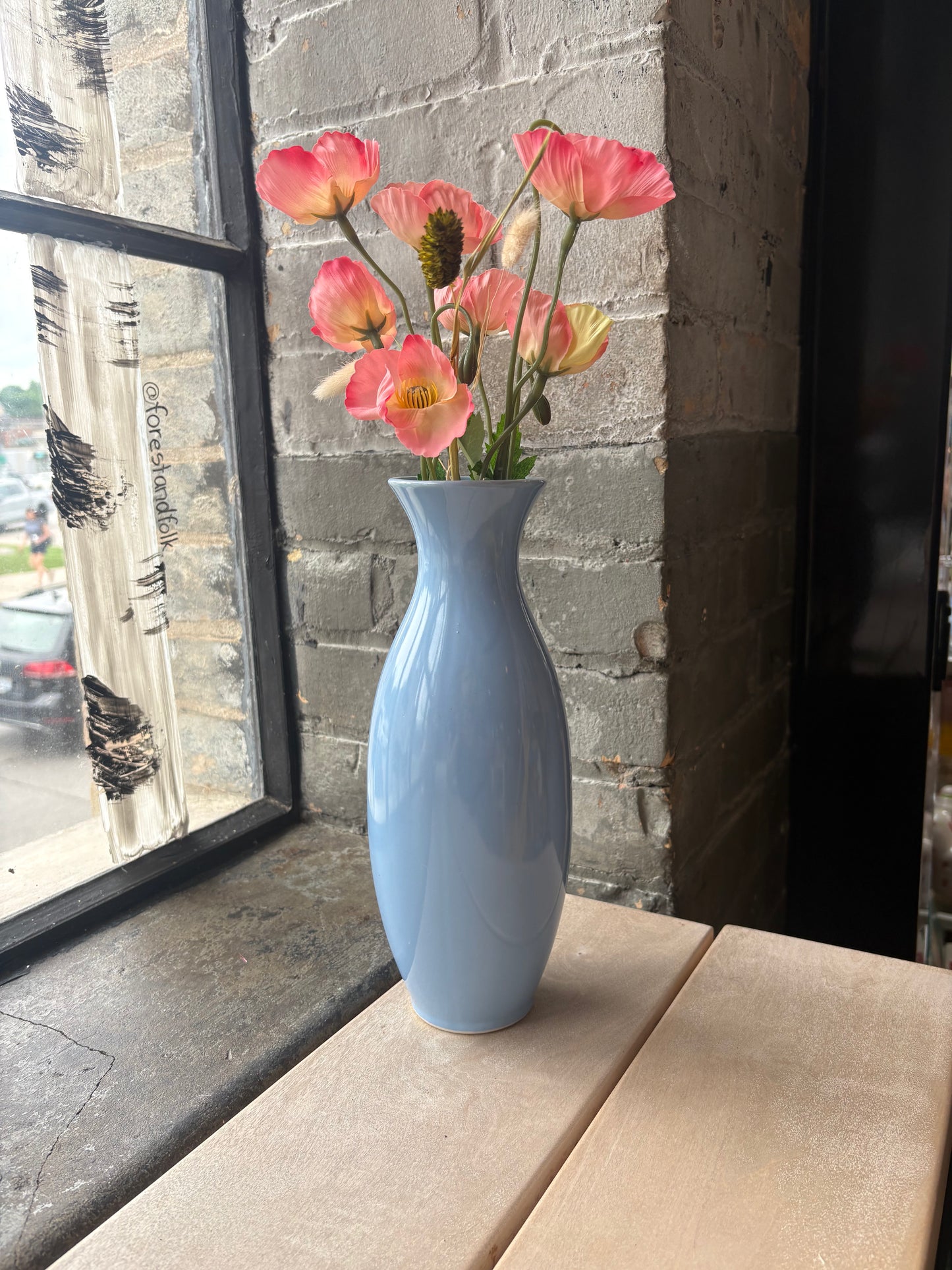 Blue Vintage Vase