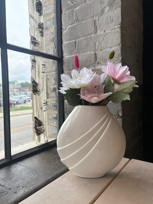 White Vintage Vase