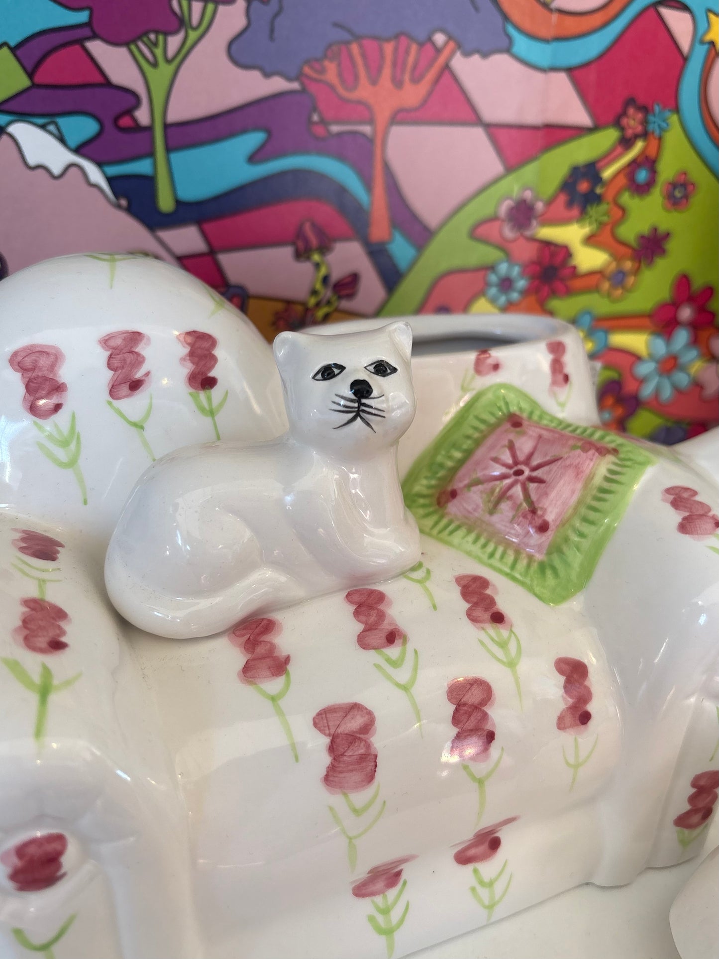 Kitschy Kitty Teapot