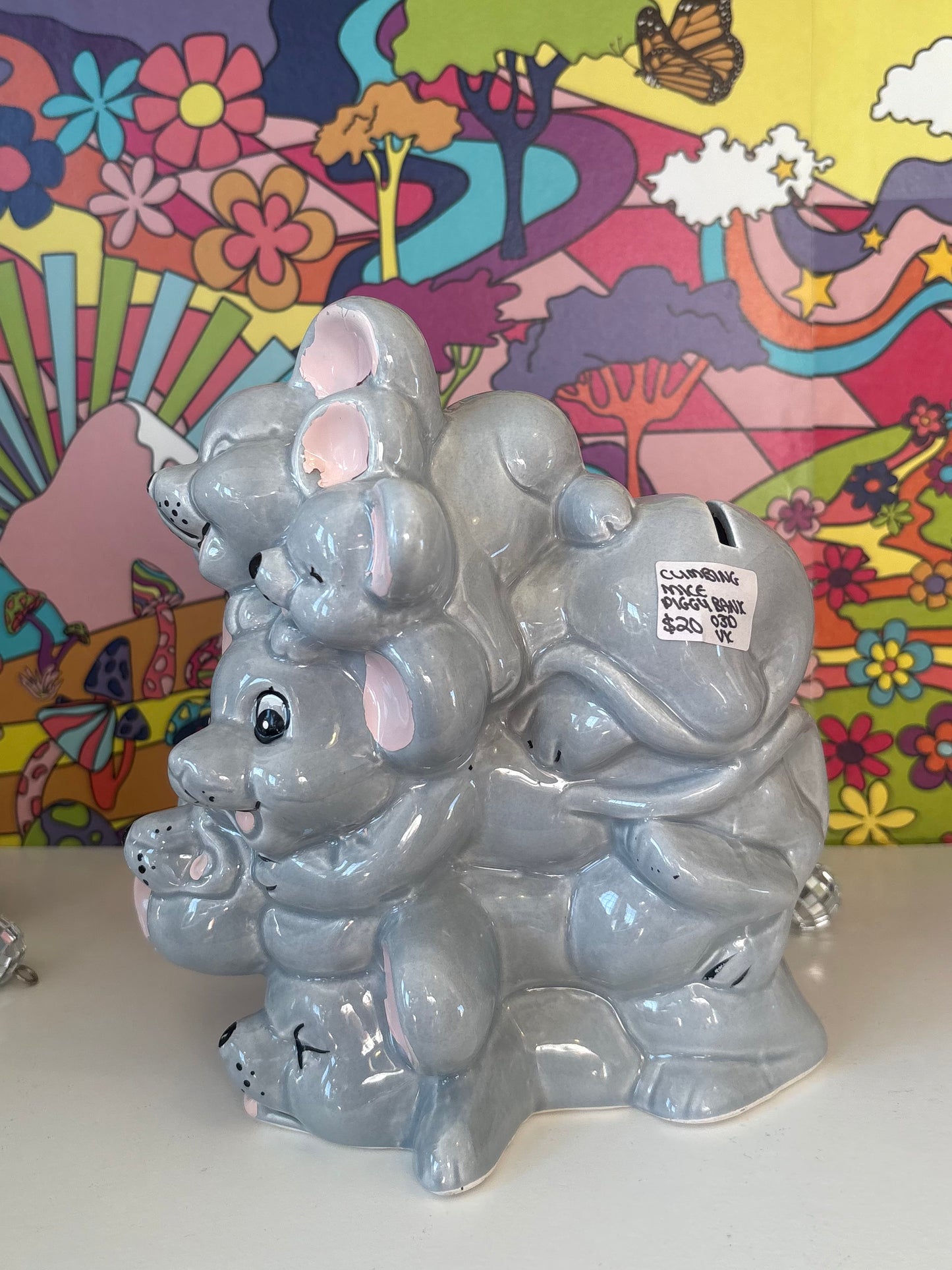 Climbing Mice Piggy Bank