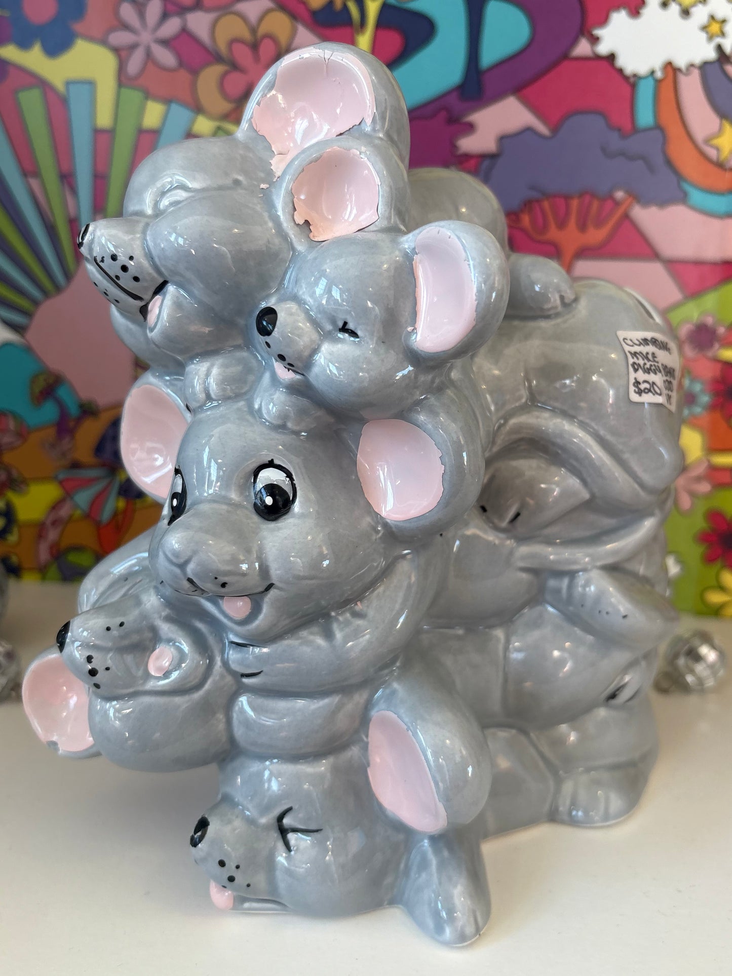 Climbing Mice Piggy Bank