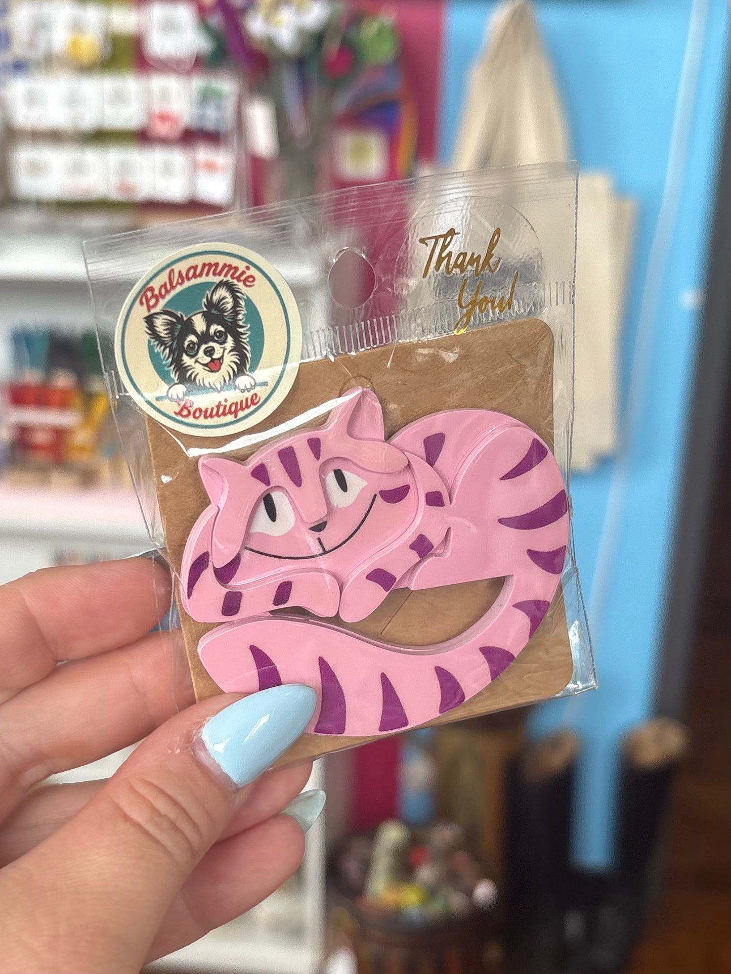 Cheshire 3D Acrylic Brooch