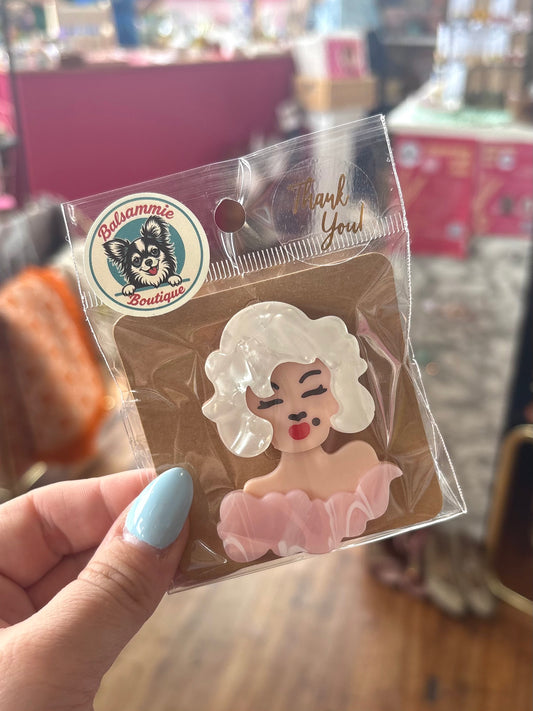 Marilyn - 3D Acrylic Pin