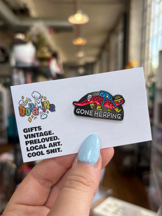 Gone Herping - Enamel Pin
