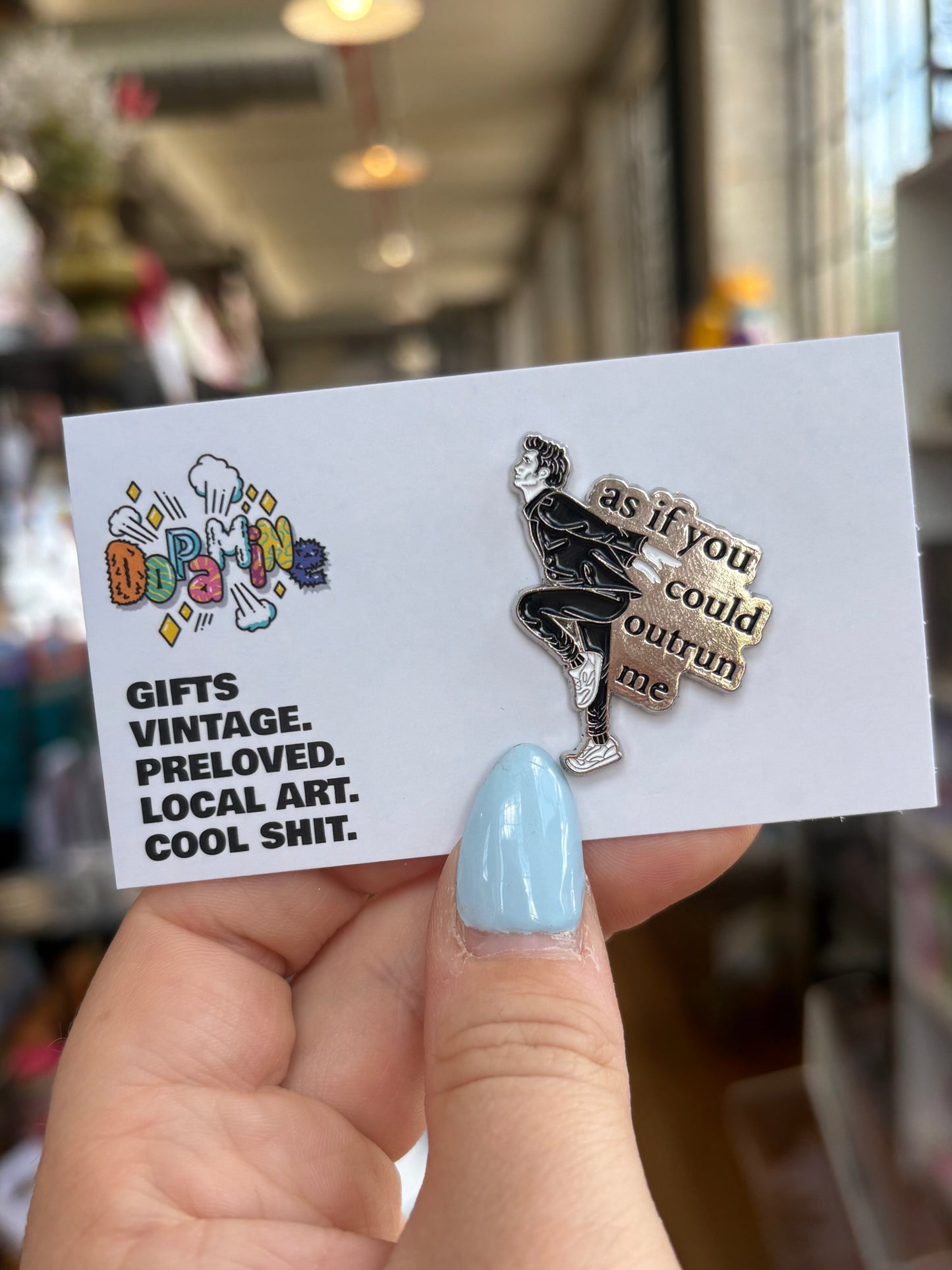 As If You Could Outrun Me - Enamel Pin