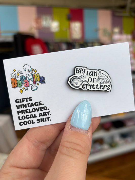 Big Fan of Critters - Enamel Pin