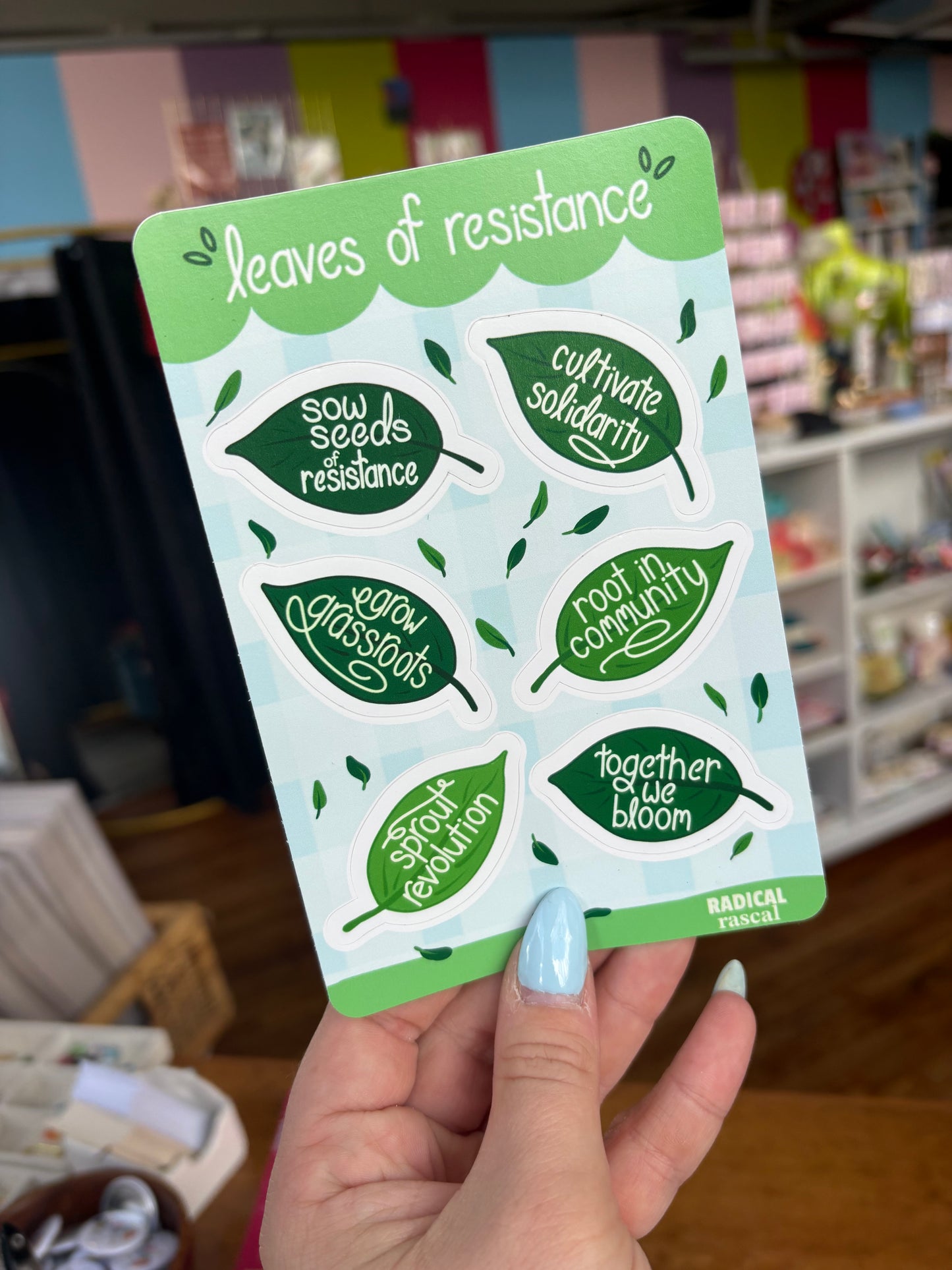 Sticker Sheet - Leaves of Resistance