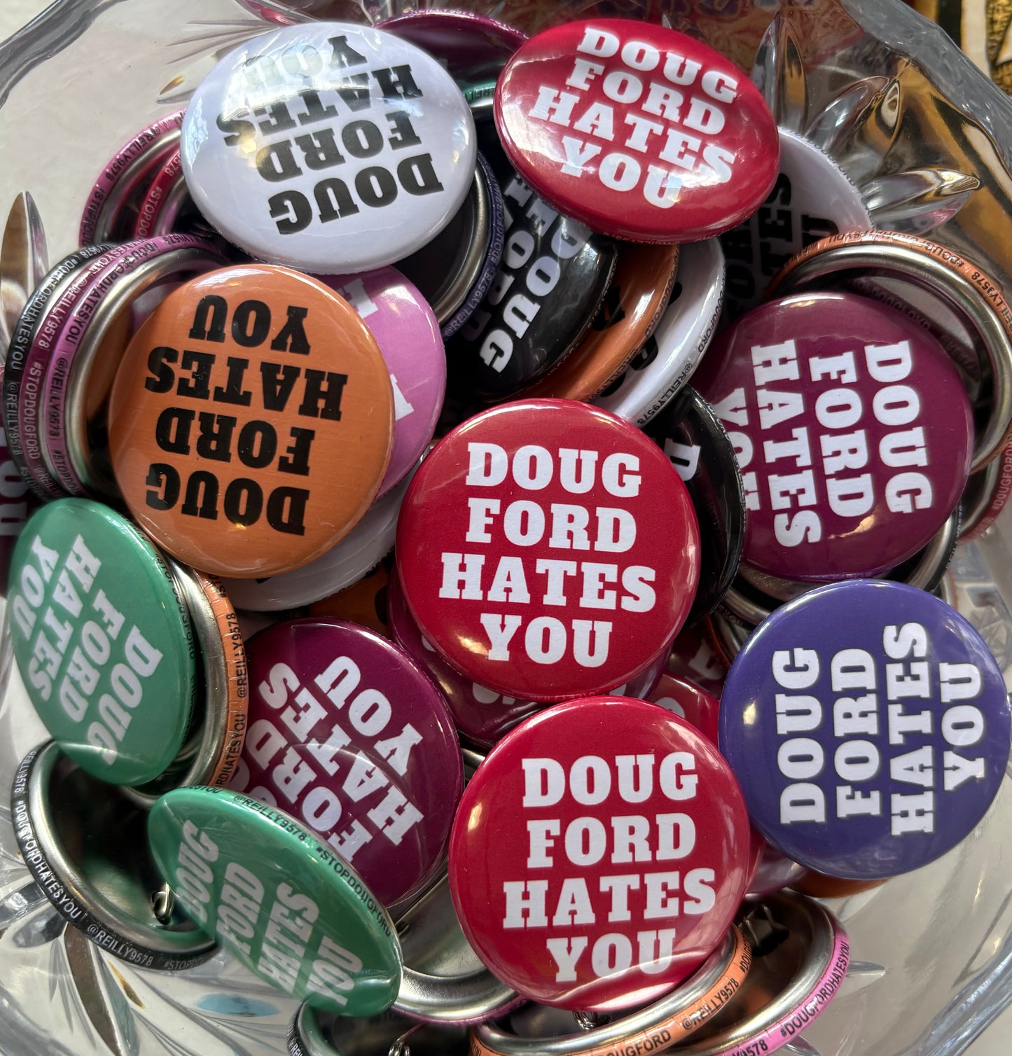 Doug Ford Hates You - Button