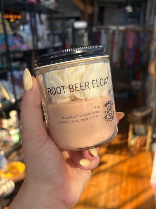 Root Beer Float Candle