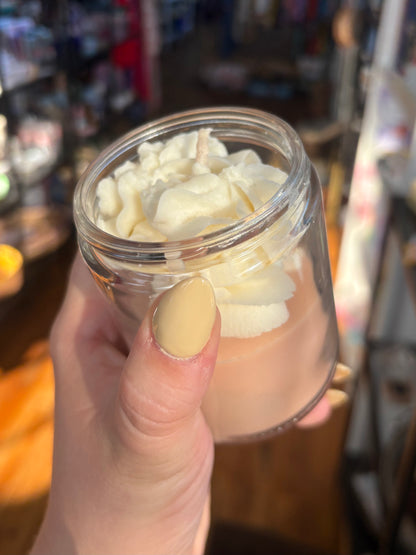 Root Beer Float Candle