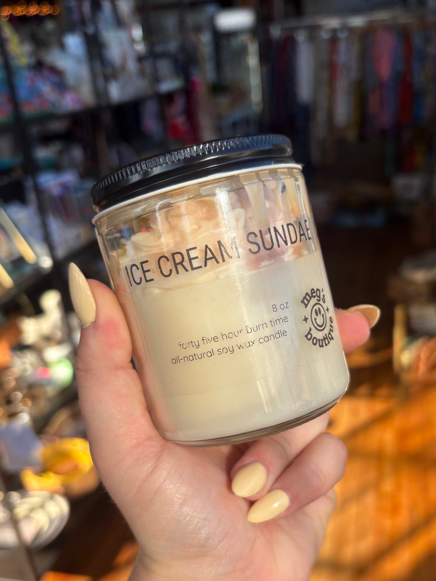 Ice Cream Sundae Candle