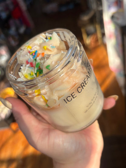 Ice Cream Sundae Candle