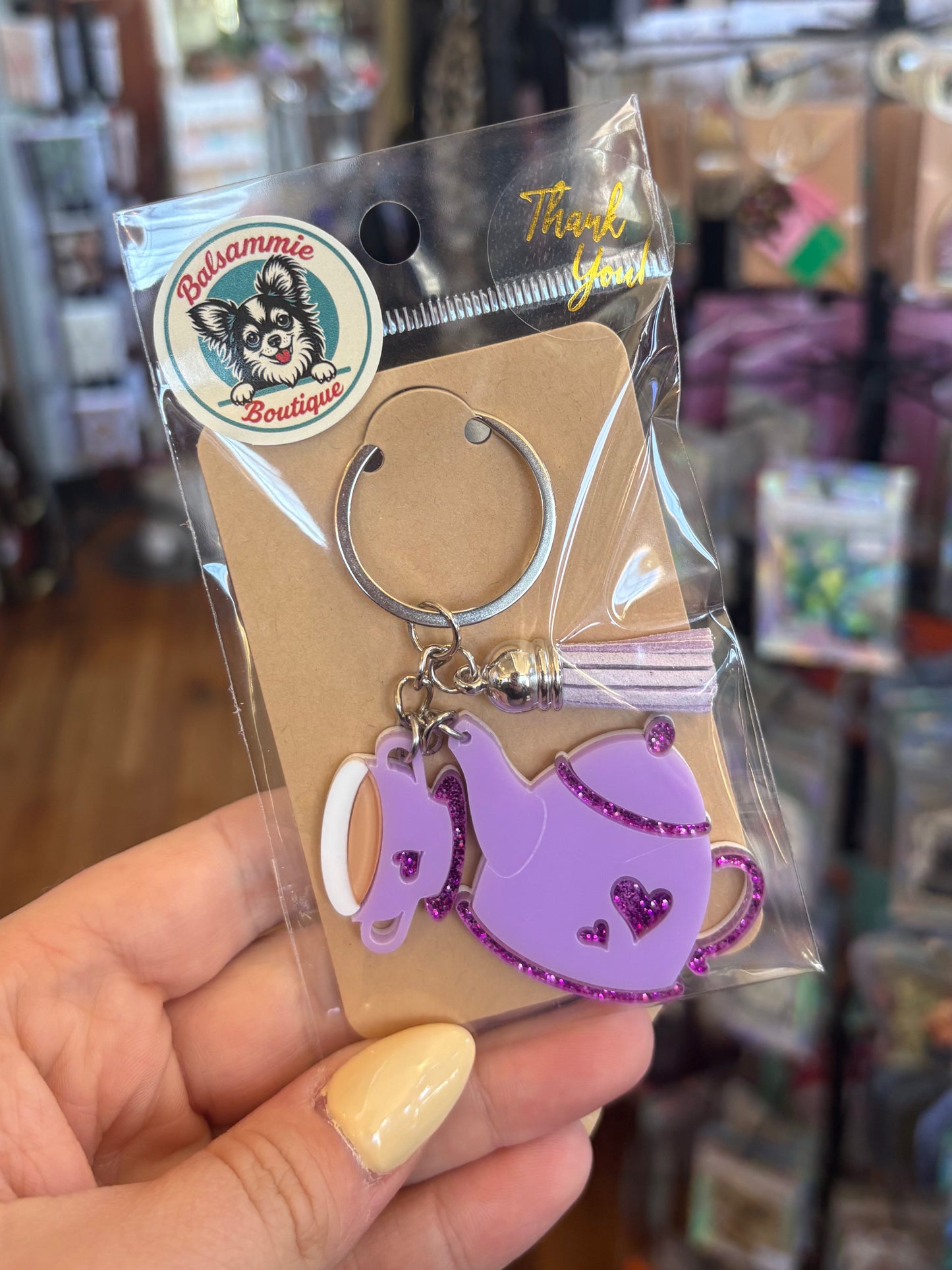 Tea For One -  3D Acrylic Keychain