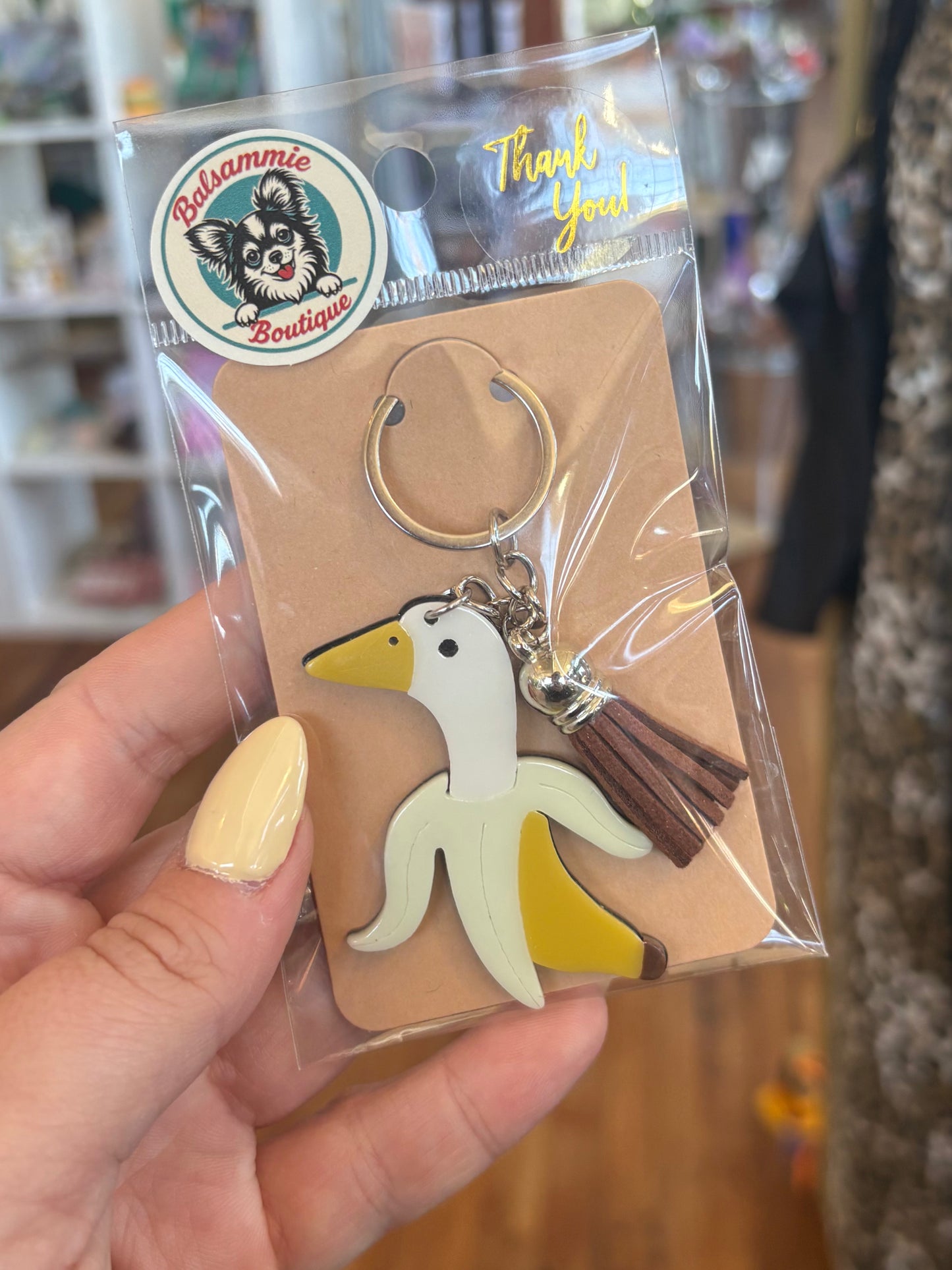 Banana Goose - 3D Acrylic Keychain