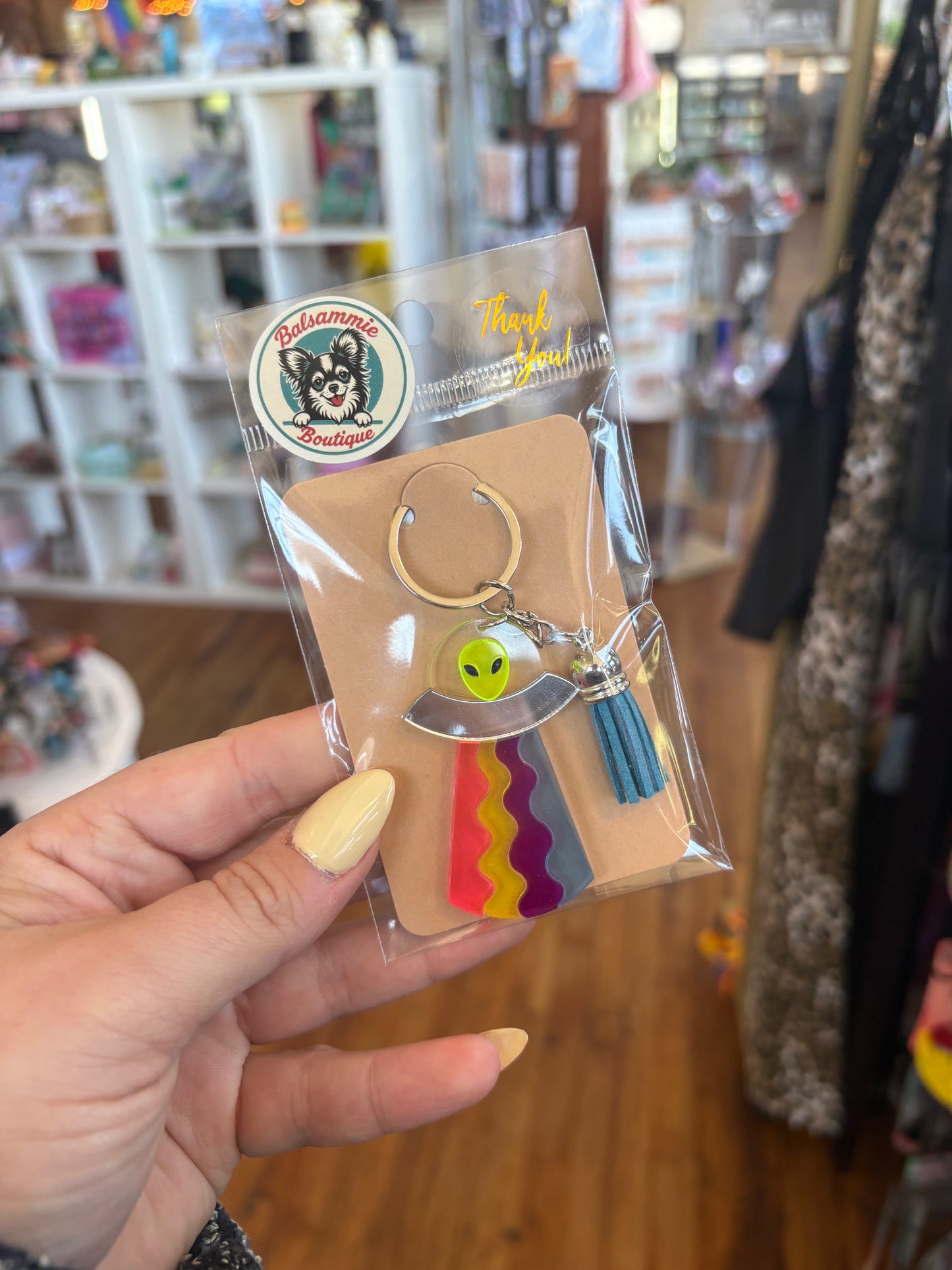 Alien - 3D Acrylic Keychain