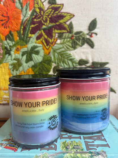 Show Your Pride Candle