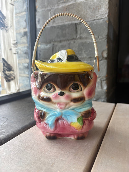 Dog-Bear Kitschy Planter