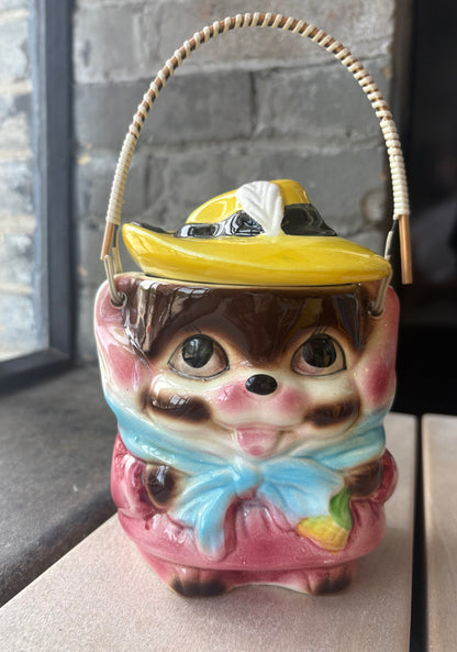 Dog-Bear Kitschy Planter