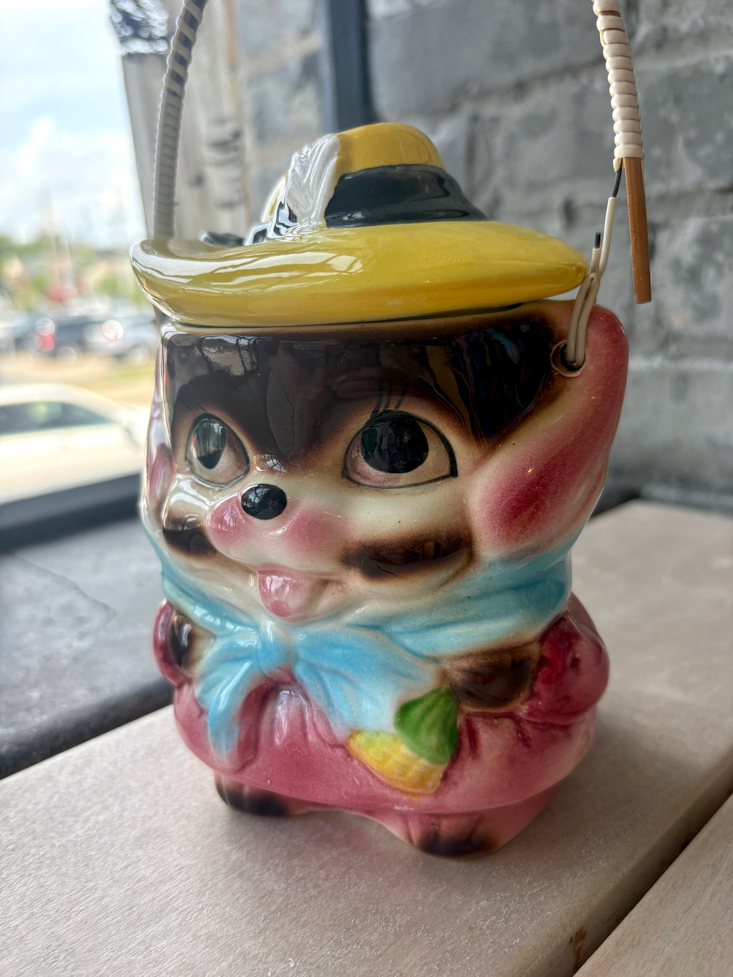 Dog-Bear Kitschy Planter