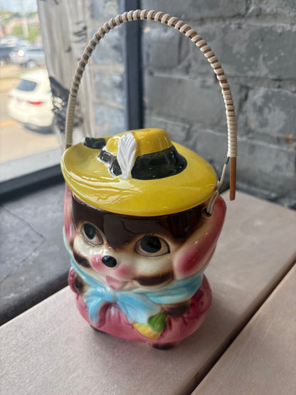 Dog-Bear Kitschy Planter