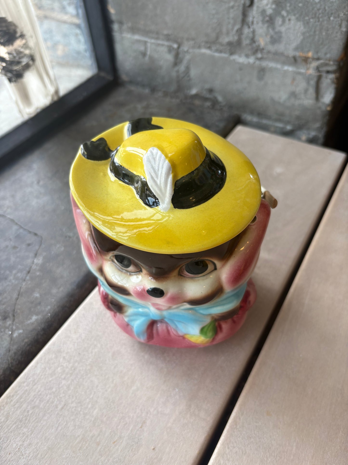 Dog-Bear Kitschy Planter