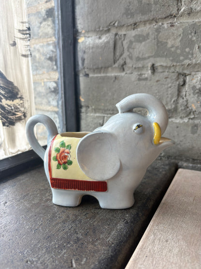 1920's Japan Hand Painted Elephant Creamer