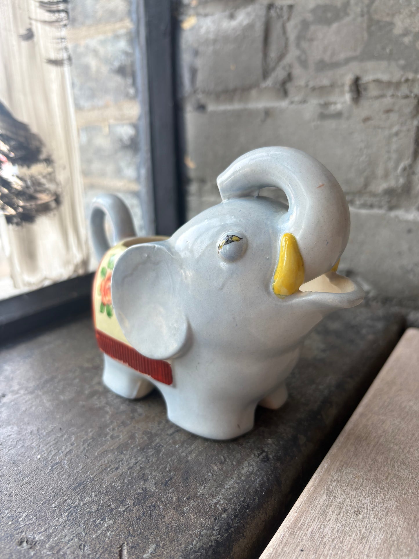 1920's Japan Hand Painted Elephant Creamer