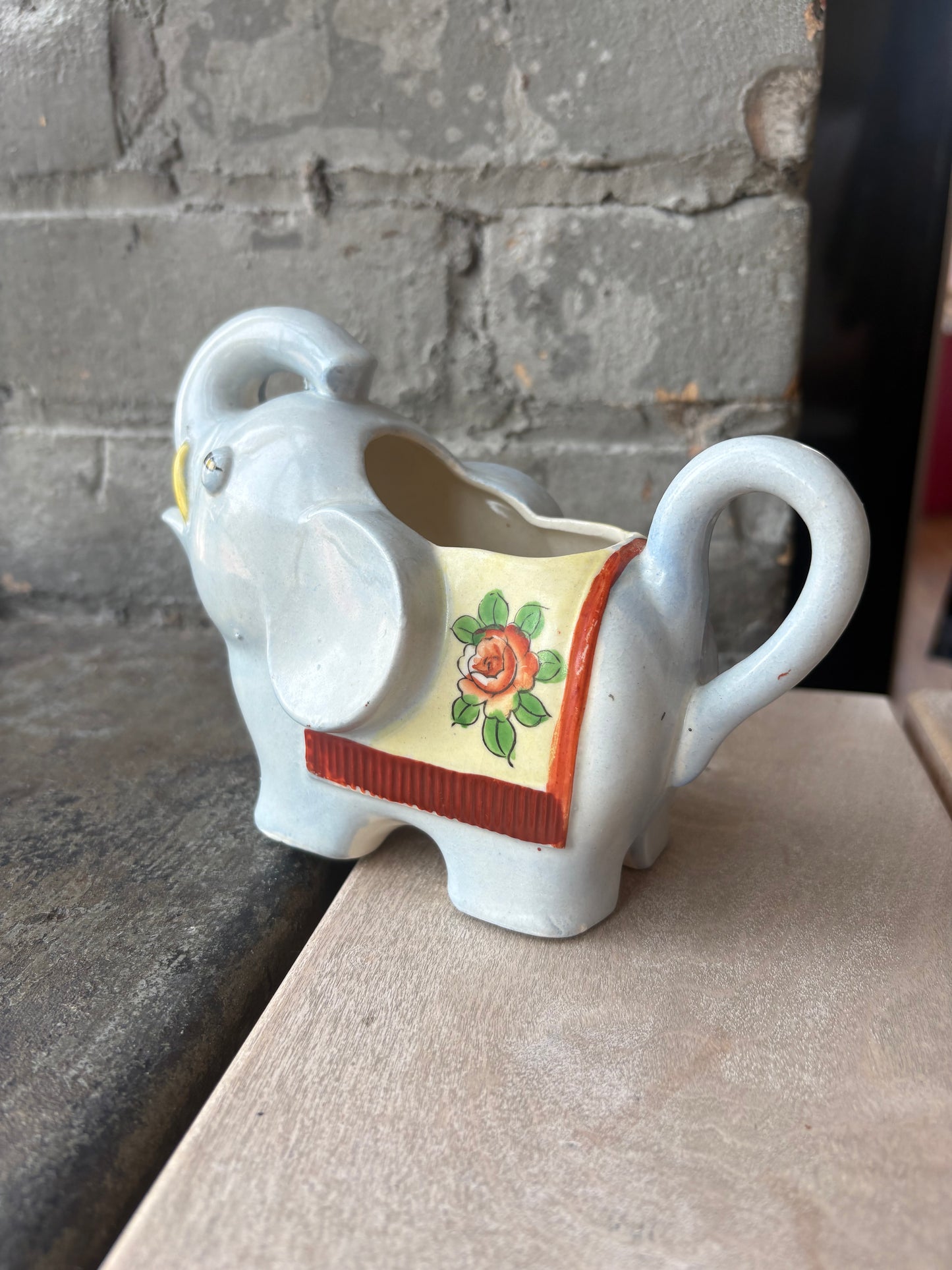 1920's Japan Hand Painted Elephant Creamer