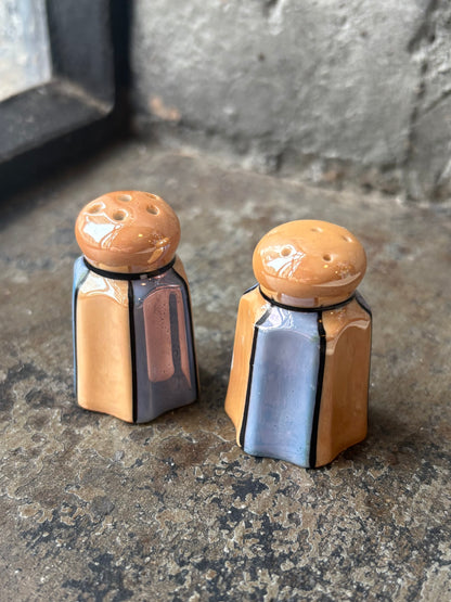 Japan Lustreware Mini Salt Shakers