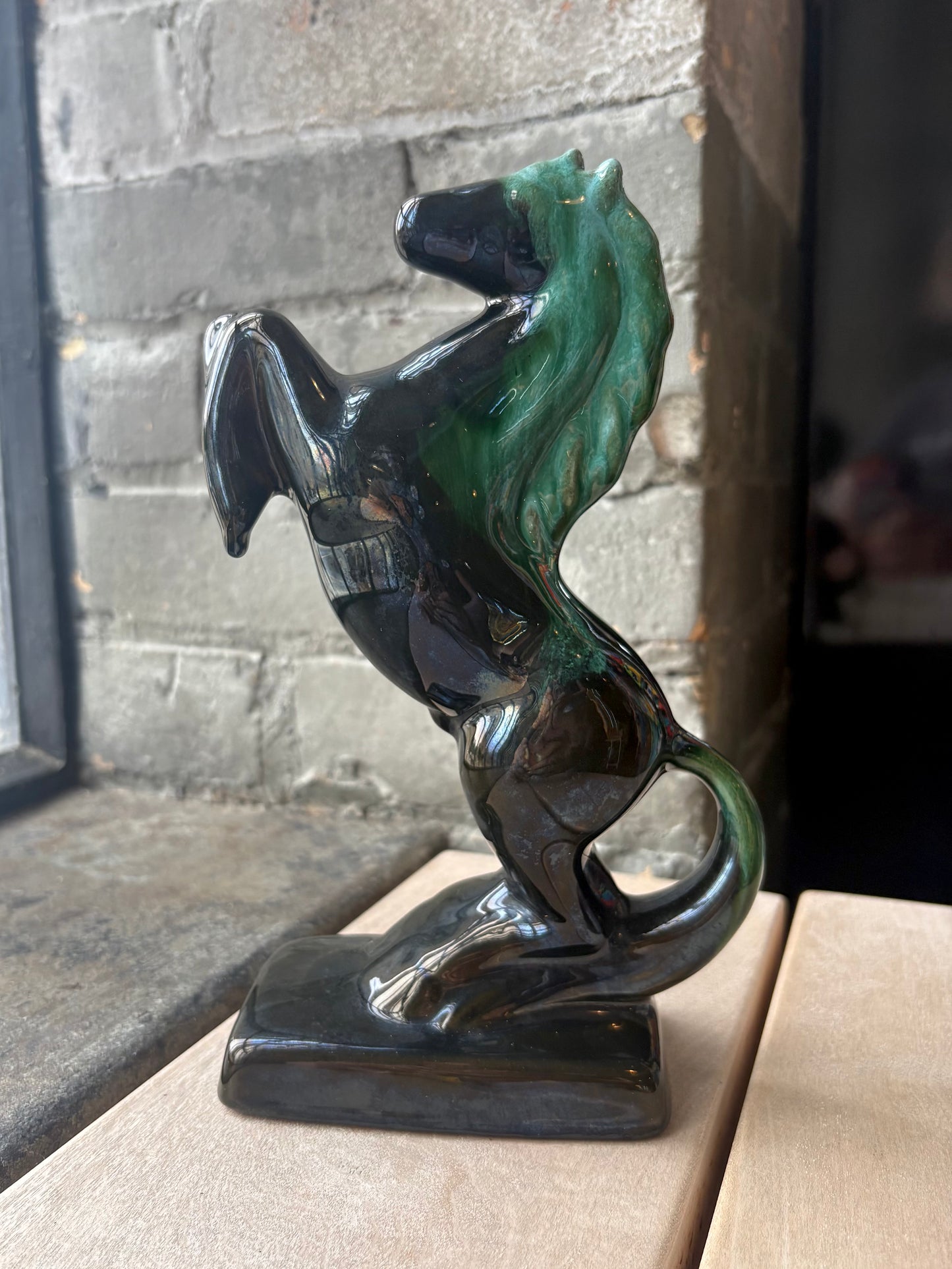 Rearing Horse Blue Mountain Pottery