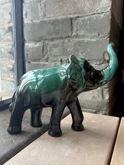 Beautiful Blue Mountain Pottery Elephant