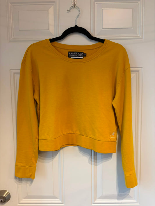 Mustard Yellow Kangol sweater- size Small