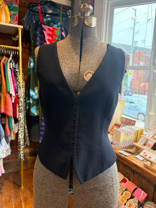 Navy Blue Aritzia Wilfred vest - size 8