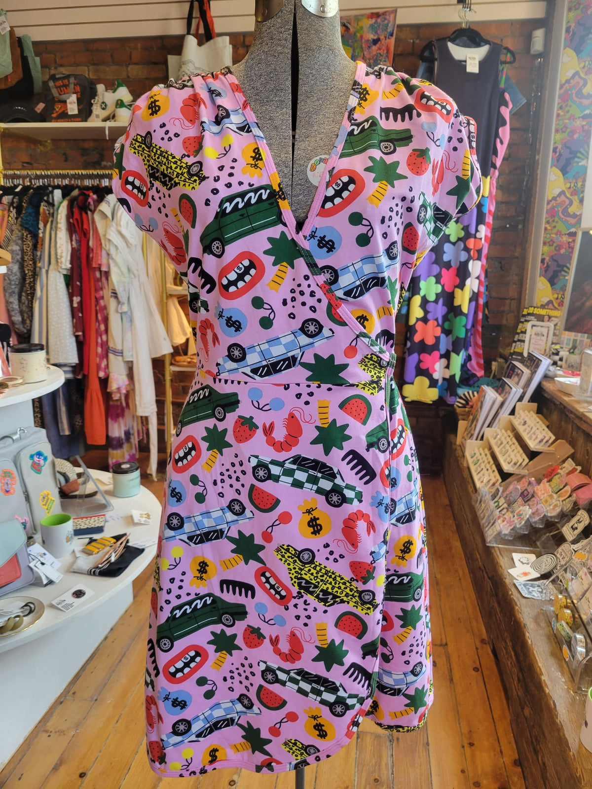 Nooworks graphic print dress NWT - size Small