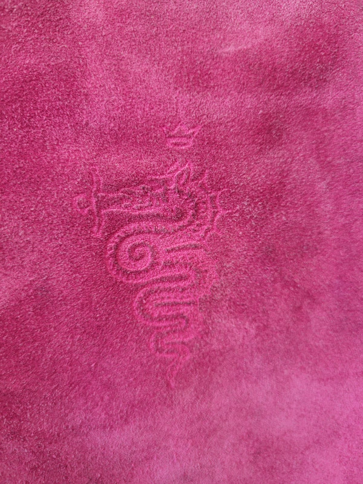 Vintage Y2K Francesco Biasia Pink Suede tote bag
