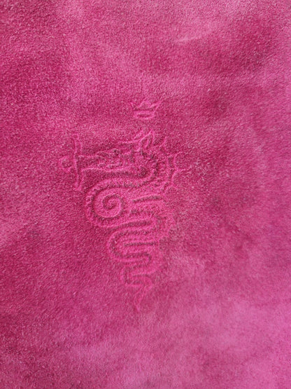 Vintage Y2K Francesco Biasia Pink Suede tote bag