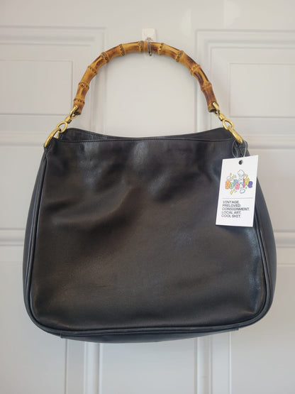 Vintage 1990s Gucci Bamboo tote bag