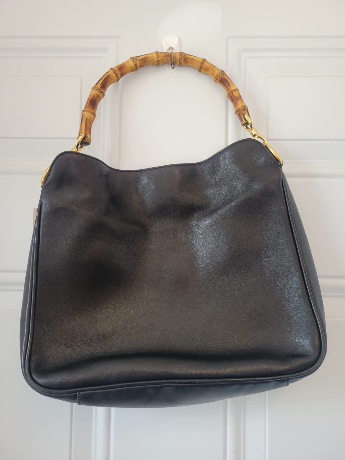 Vintage 1990s Gucci Bamboo tote bag